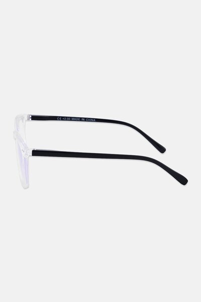 A & A Glasses Men WR-S4663S Square Reading Glasses, White