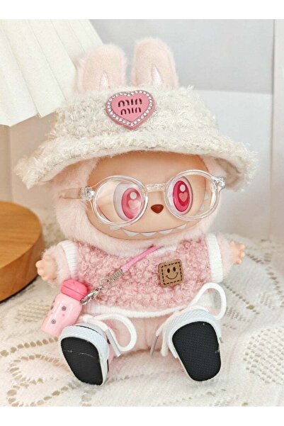 COOYA 5-Piece Labubu Clothing Set - Labubu Costumes, 17 cm Labubu Doll Chic Style Set - Clothing + Light P