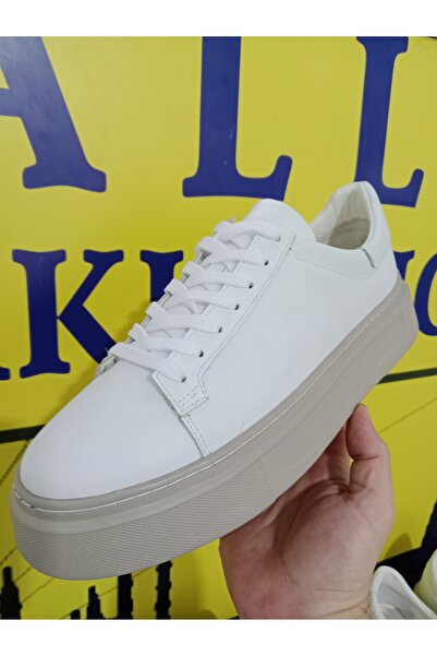 MODA White Genuine Leather Men's Shoes