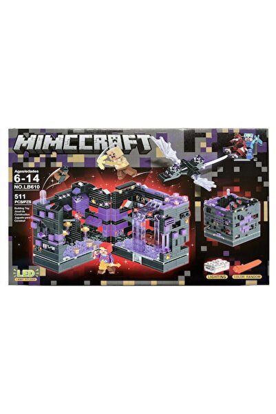 OEM LB Plus Building Set - My WORLD-Minecraft World with Lights and Moving Parts, 235 pieces