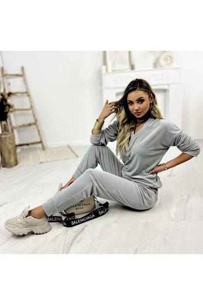 NOVALİA SOFY Velvet Tracksuit that highlights your style and enhances your figure🖤✨
