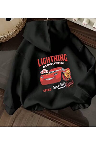 LELVANİ سترة رياضية مطبوعة بتصميم ماكوين باللونين الأسود والرمادي للجنسين