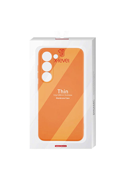 Samsung Husa X-Level Thin pentru A73 - MicroFiber, Orange