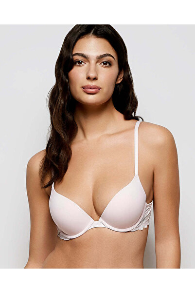La senza Push Up Bra with Lace Wing in Pink-A-Boo