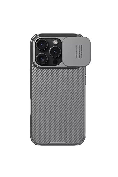 Apple Case for iPhone 16 Pro Max, CamShield Pro, TPU, Gray