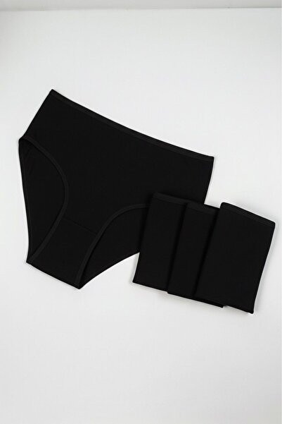 FUNELLA Γυναικεία εσώρουχα με ψηλόμεσο κορδόνι, συσκευασία 4 τεμαχίων