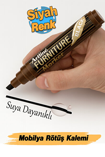 Badem10 Black Color Furniture Touch up Pen Wood Table Coffee Table Cabinet Pen Hardwood Scratch Remover Crack Filler