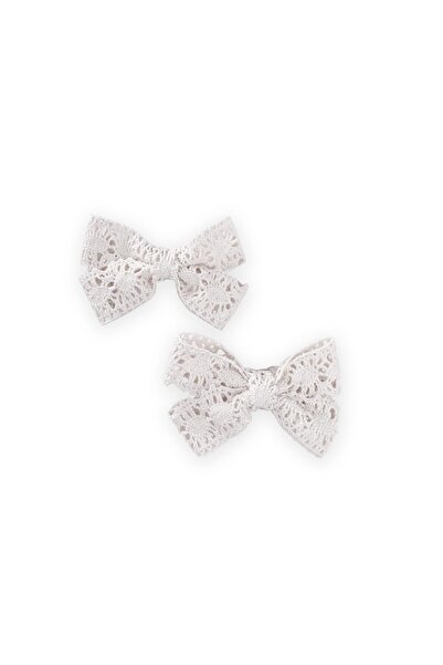 Cigit Lace Knitted Double Buckle Off-White