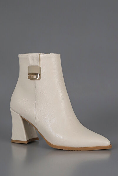 GİNZA SHOES Egd 112 Side Buckle Detail High Heel Boots