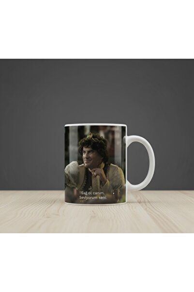 sartre art "Prens Dizi" Alt Tabaka tasarımlı Hediyelik Eğlenceli Porselen Kup...