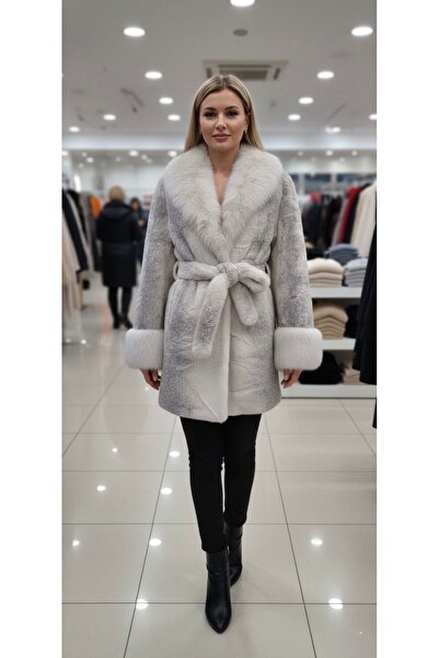 Rabiossa KADIN KÜRK KEMERLİ ORTA BOY