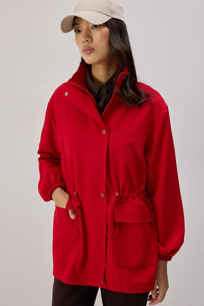 Touché Privé Stand Collar Zipper Jacket