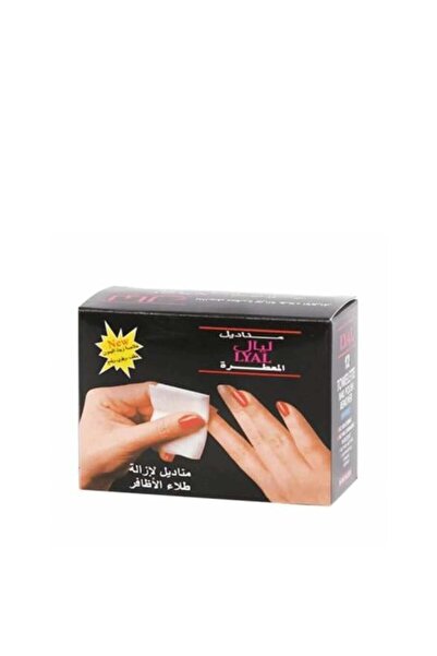 Layal مناديل صغيرة لإزالة طلاء الأظافر، 12 قطعة