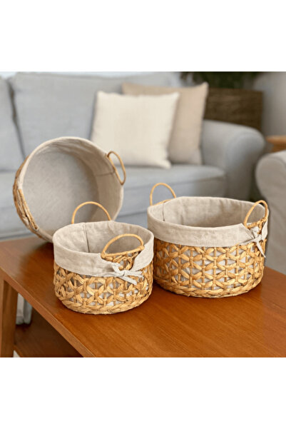 SPR سلال خوص مدورة Round wicker baskets