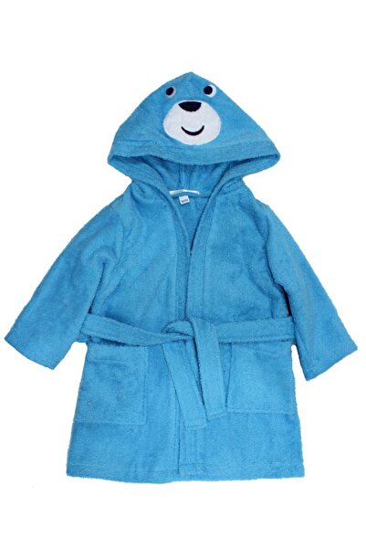 PRICHINDEL Halat de baie din bumbac, turcoaz închis