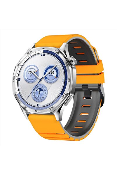UnDePlus Huawei Watch Gt 6/5/4/3/2 Pro 46mm Ultimate Se Elite Strap Double Soft Silicone Band Str-27