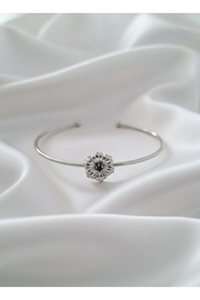 Süspüs Accessories سوار زهرة شهر الميلاد قابل للتعديل باللون الفضي (سبتمبر)