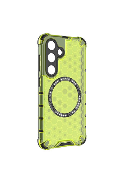 Samsung Husa pentru S24 (S921), Magnet MagCase, AntiDrop Corners, Green