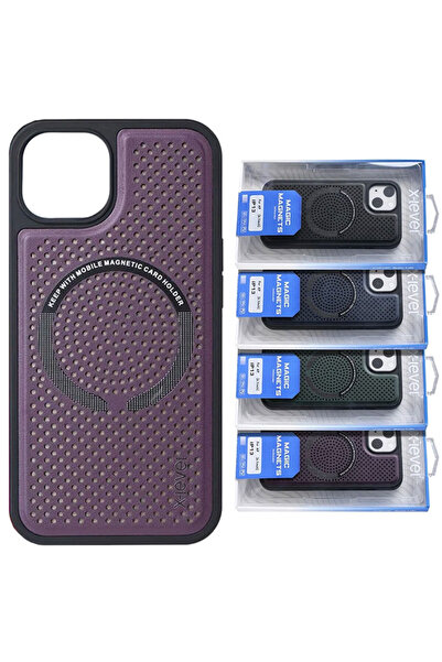 Apple Кейс X-Level Magic за iPhone 13 Pro - MagSafe, SoftTouch, Виолетов