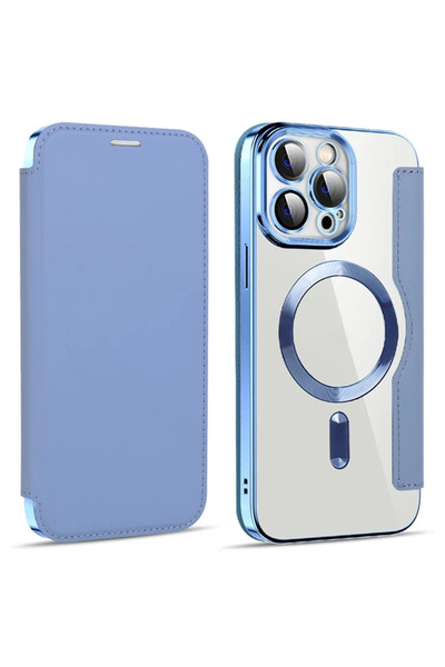 Apple Husa MagFlip pentru iPhone 13 Pro, Magnet, RFID protect, Leather, Chrom...