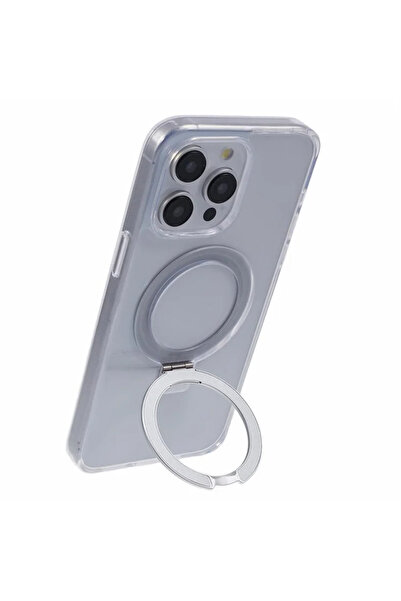 Apple Θήκη συμβατή με iPhone 15 Pro Max, AntiDrop, με MagSafe, Βάση δαχτυλιδιού, Γκρι / Λευκό