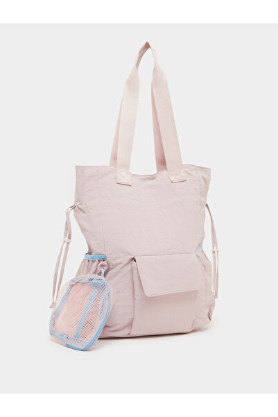 Styli Plain Side Drawstring Gym Bag with Backpack Straps