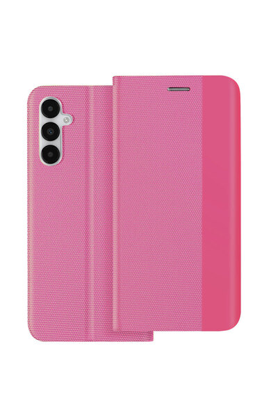 Samsung Husa Senso pentru A32 4G, Flip Magnet, Shell, Dark Roz