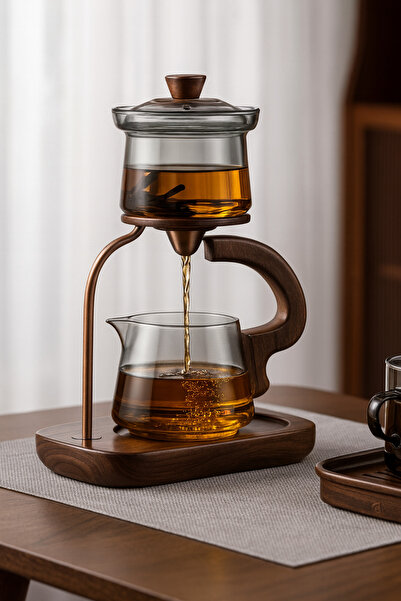 FİX ERA Otomatik Manyetik Borosilikat Demlik Seti