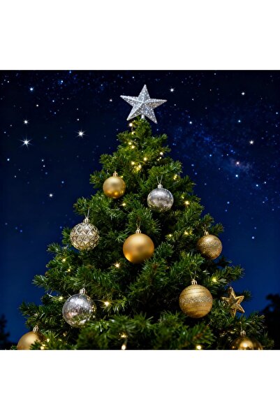 Generic Serendipitya Christmas Ball Ornaments Set (gold)