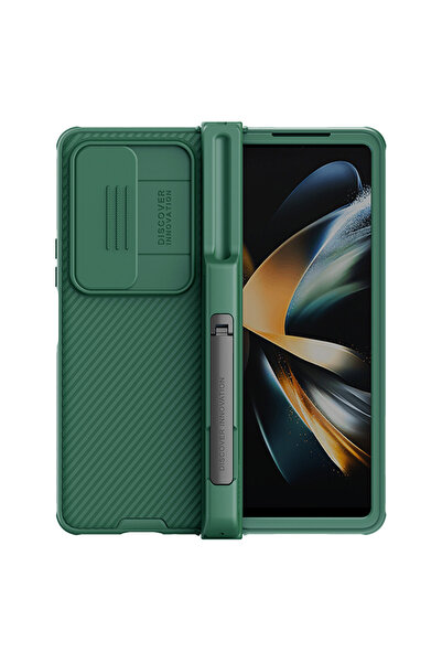 Samsung Калъф за Z Fold 4, CamShield Pro, TPU, тъмнозелен