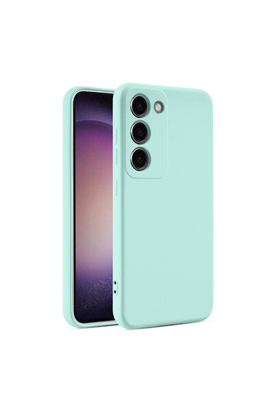Samsung Husa pentru S21 Ultra, MicroFiber, TPU, Mint Green