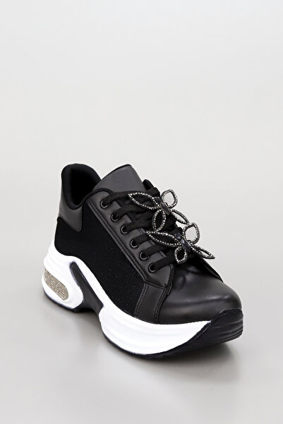 kajal ayakkabı Mdln 493 Butterfly Buckle Detailed Lace-Up Sneakers