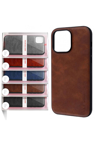 Apple Θήκη X-Level Earl για iPhone Xs Max - Δερμάτινη PC, Καφέ