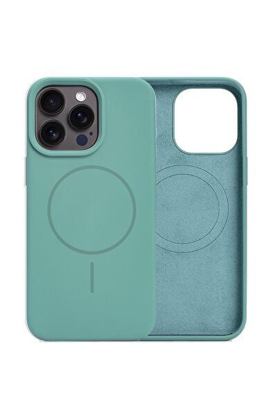 Apple Husă MagThin pentru iPhone 16 Pro Max, Smooth Soft, MagSafe, Verde