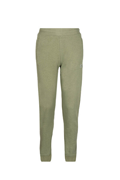 Hatemoğlu Khaki Regular Fit Cotton Sweatpants with Side Pockets