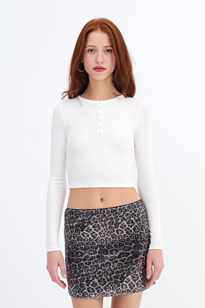 Addax Блузка з коміром на кнопках B0419