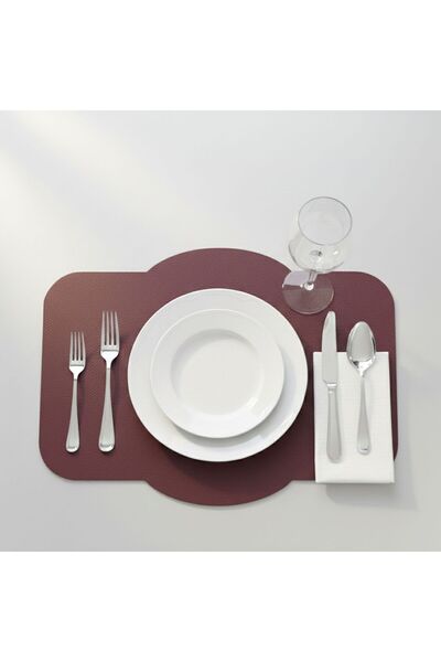 Grand Fine Art 2 Pieces Leather Rectangular American Service 33X44 cm Symmetrical Patterns Series 117