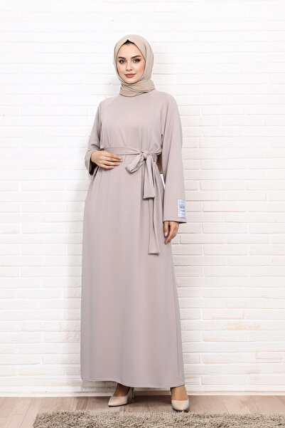 BERNS Women's Tie-Up Basic Hijab Dress