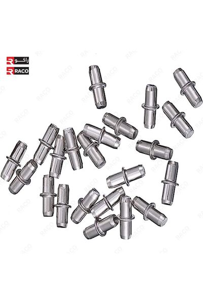 Raco Metal Shelf Pins 5mm Heavy Duty Shelf Support Pins (25)