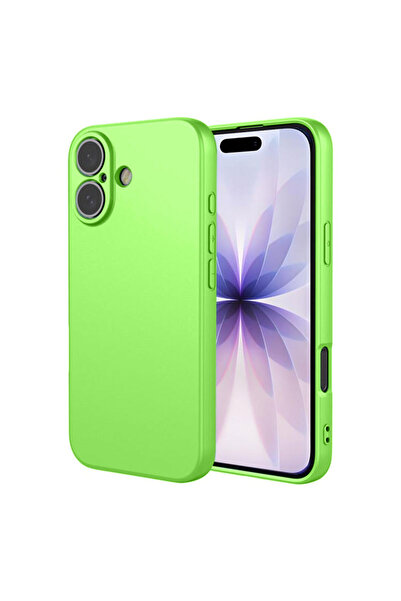 Apple Husa Soft pentru iPhone 17, MicroFiber, TPU, Mint Green