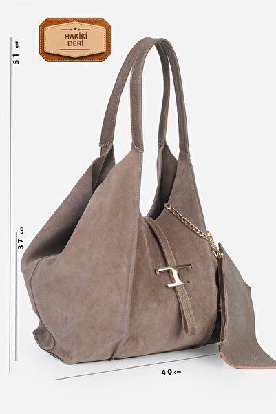 Alessia Bag Keria Genuine Leather t Logo Shoulder Bag