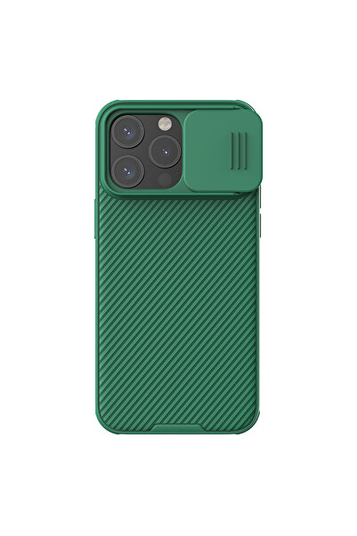 Apple Калъф за iPhone 15 Pro, CamShield Pro, TPU, Тъмнозелен