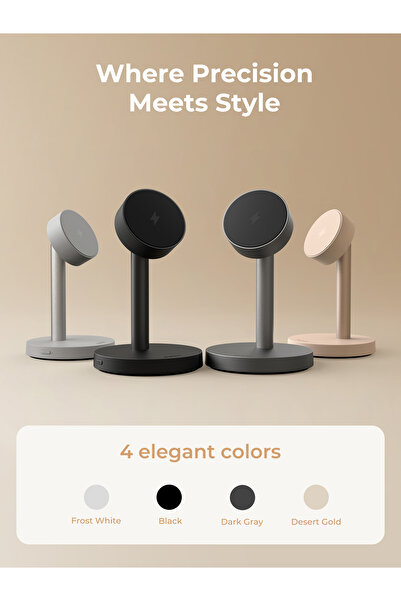 AUKEY MagFusion 1X Qi2.2 25W Magnatic Fast Wireless iPhone Charging Station LC-MC111