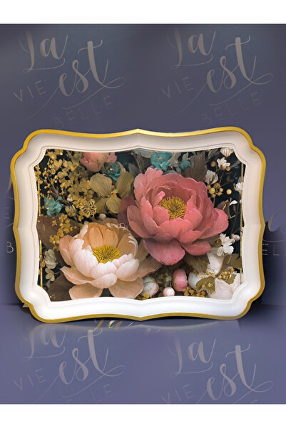 BALBAN TİCARET MELAMİN KIRILMAZ SUNUM TEPSİ İKİLİ