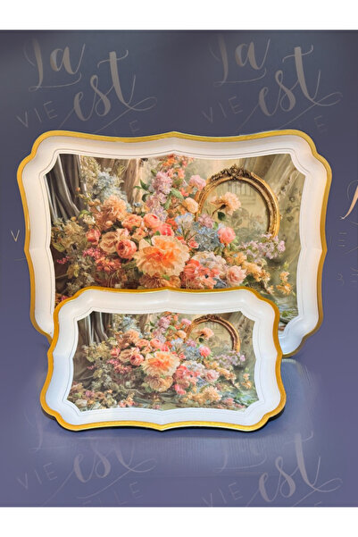 BALBAN TİCARET صينية عرض ميلامين غير قابلة للكسر مزدوجة