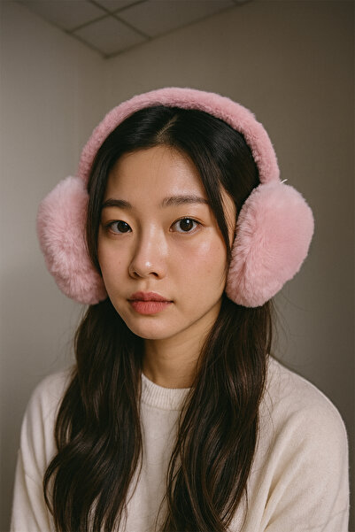 Ecrou Heart-Shaped Winter Earmuffs