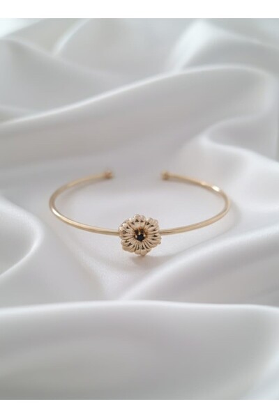 Süspüs Accessories Gold Color Adjustable Birth Month Flower Bracelet (September)