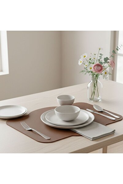 Grand Fine Art 2 Pieces Leather Rectangular American Service 33X44 cm Symmetrical Patterns Series 117