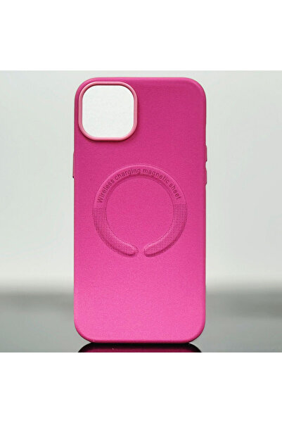 Apple Husa Kraft pentru iPhone 14 Pro, MagCase, -Leather, Dark Roz