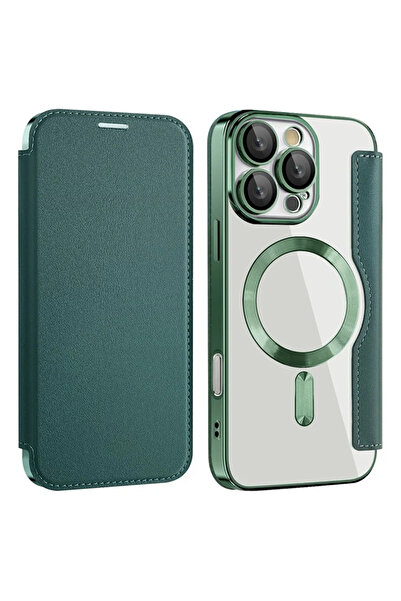 Apple Θήκη MagFlip συμβατή με iPhone 16 Pro, μαγνήτης, προστασία RFID, δέρμα,...